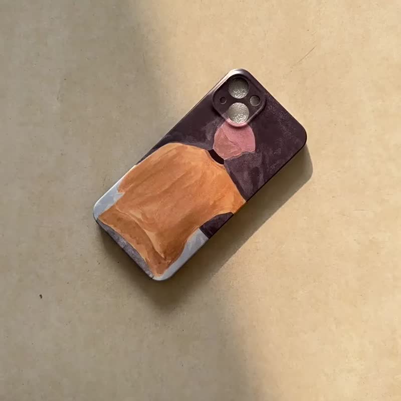 原创 插画背影男孩iPhone全包手机壳 - 手机壳/手机套 - 硅胶 多色