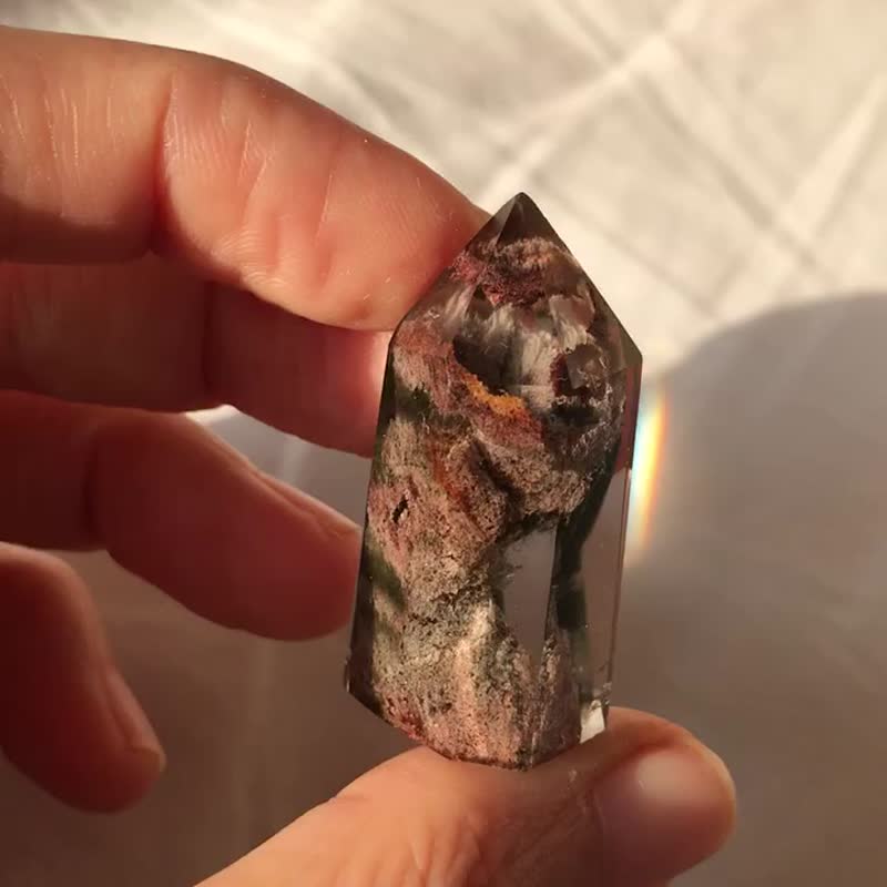 四季幽灵 绿幽灵 白幽灵 红幽灵 水晶 全包随型 手把玩 天然原石 - 摆饰 - 水晶 多色