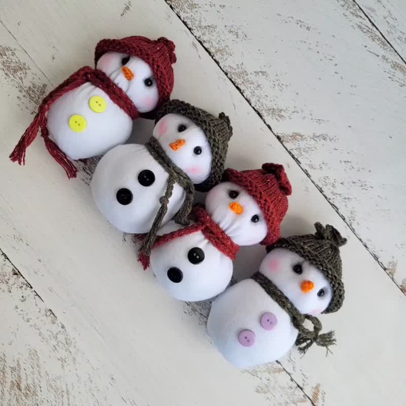 Snowman. Christmas decor. Newbornn photo props. - 婴儿饰品 - 其他材质 
