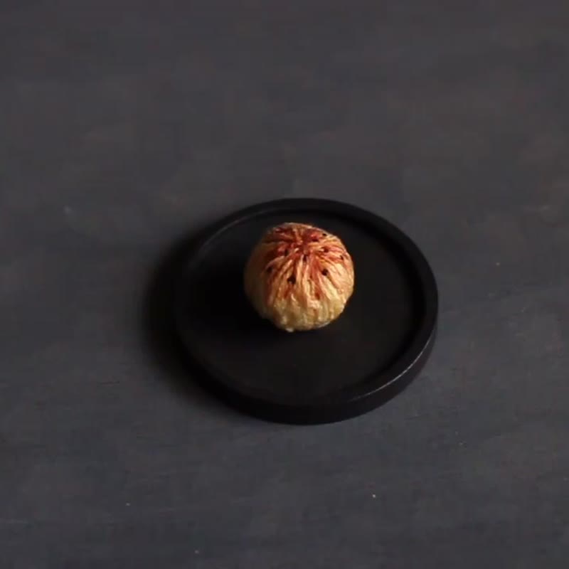 立体刺绣作品 / 迷你蛋黄酥 - 摆饰 - 绣线 橘色
