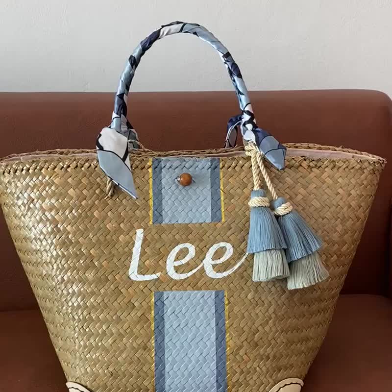BOHOPeach Handbags custom name for weekend trip Luxury Gifts - 手提包/手提袋 - 其他材质 