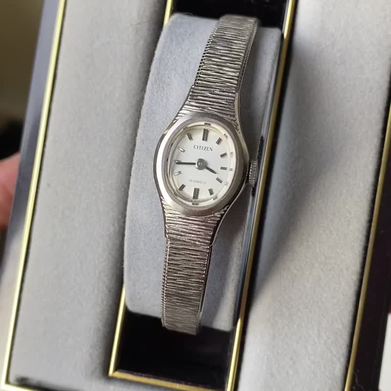 Citizen中古表/复古时钟/时钟/老表/vintage watch/女表 - 女表 - 其他金属 银色