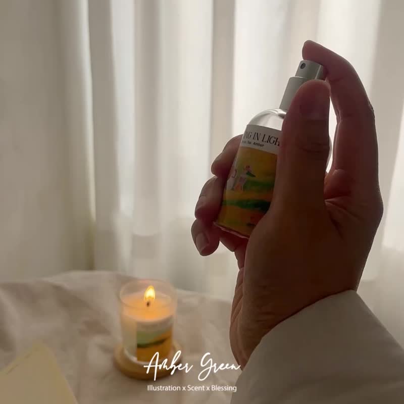 微光香气 | 金色时光 | 日常香氛喷雾 - 香薰/精油/线香 - 其他材质 