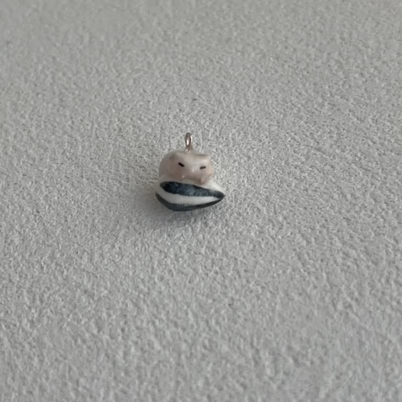 义卖的银狐仓鼠925颈链c款 - 项链 - 银 