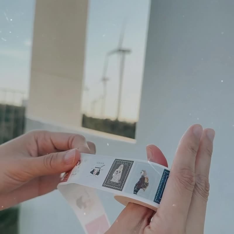 甜蜜邮便 附离型纸 割型 纸胶带 - 纸胶带 - 纸 多色