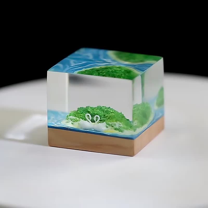 定制化手工印章 – 湖心岛 - 印章/印台 - 树脂 