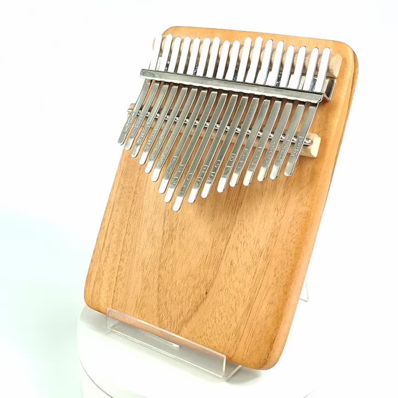 桃花心木拇指琴/17音拇指琴/KALIMBA - 吉他/乐器 - 木头 金色