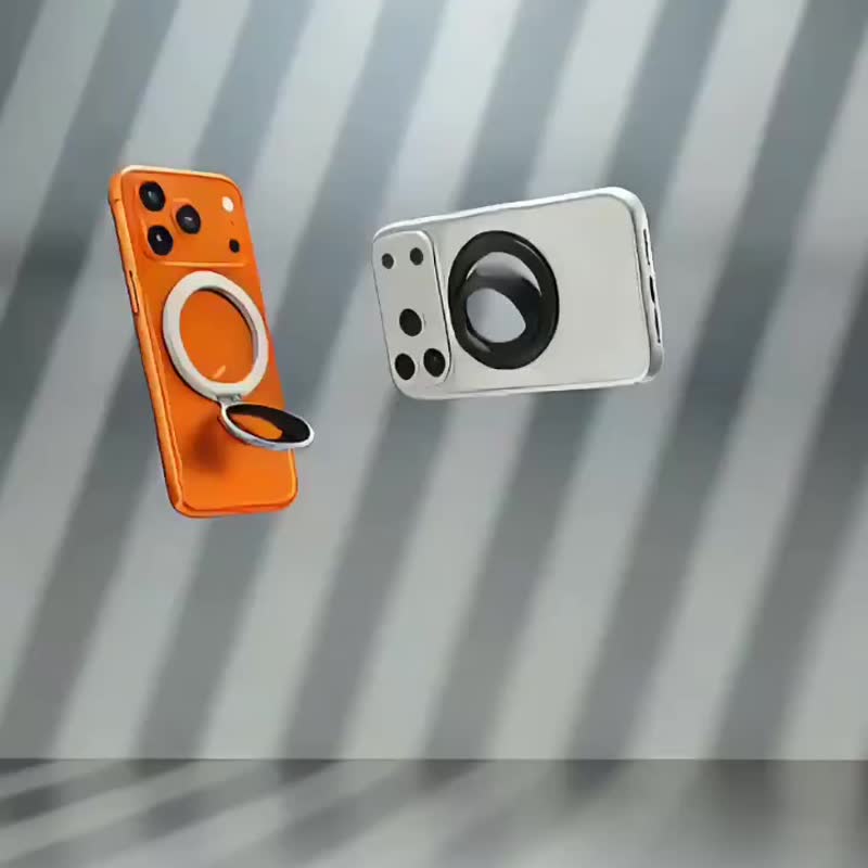 Hipporizz Anello Air Mag 磁吸指环支架 - 手机座/防尘塞 - 铝合金 黑色