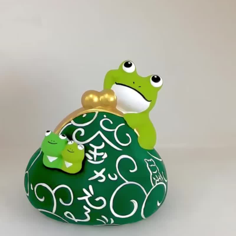 日本【RYUKODO】授权-开运招财荷包君|入厝|礼物|结婚|圣诞礼盒 - 摆饰 - 陶 