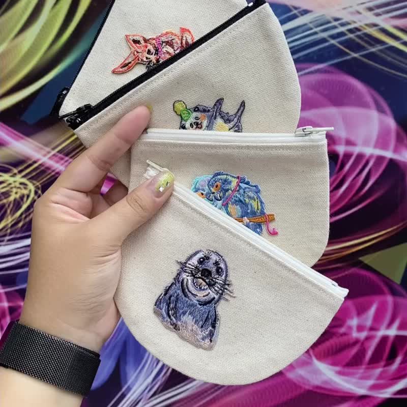 【灵感首选】Abbysounique 全系列大容量零钱包 - 零钱包 - 棉．麻 多色