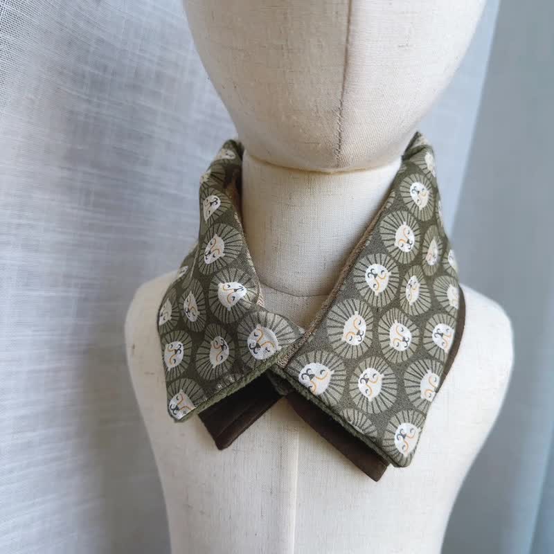 暖呼呼多种围法脖围/儿童与大人尺寸*狮子 - 围巾/披肩 - 棉．麻 