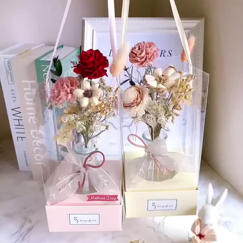快速出货)永生花 干燥花 毕业礼物 扩香 生日 花束 教师节 花盒 - 干燥花/捧花 - 植物．花 多色