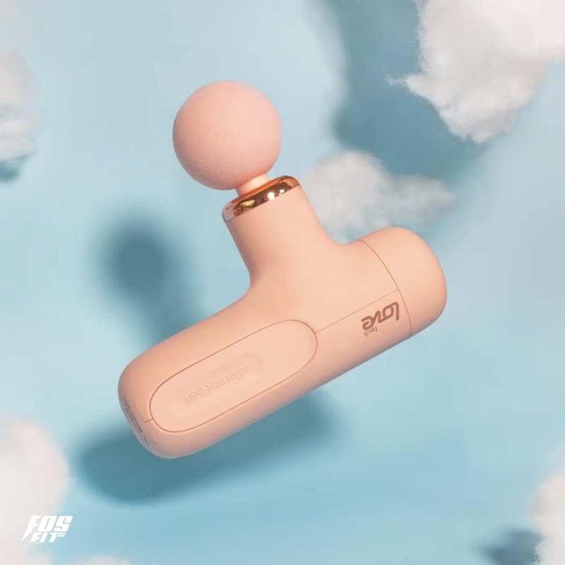 【微瑕特惠】娇小力士 Mini 口袋按摩枪 - 轻量好持、低噪运行 - 运动/健身用品 - 其他金属 粉红色