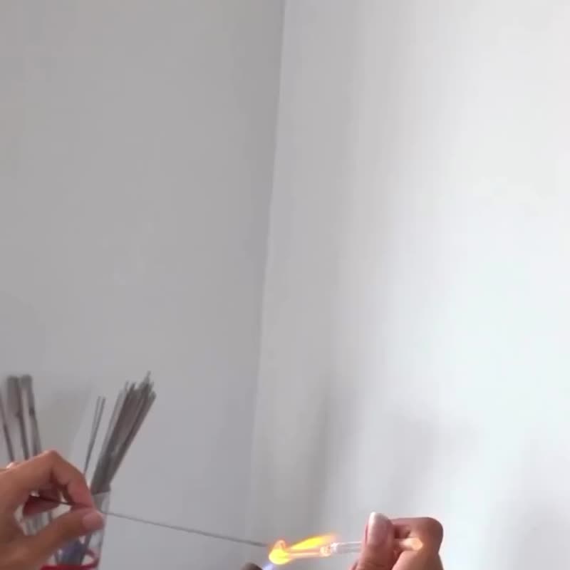 红草莓手机带，手工珠手机吊饰 - 挂绳/吊绳 - 玻璃 红色