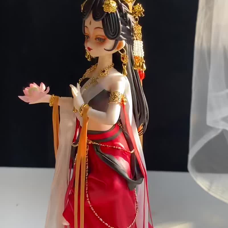 敦煌元素黏土手办非遗传承手工艺品中国风创意文创礼物收藏装饰 - 玩偶/公仔 - 粘土 