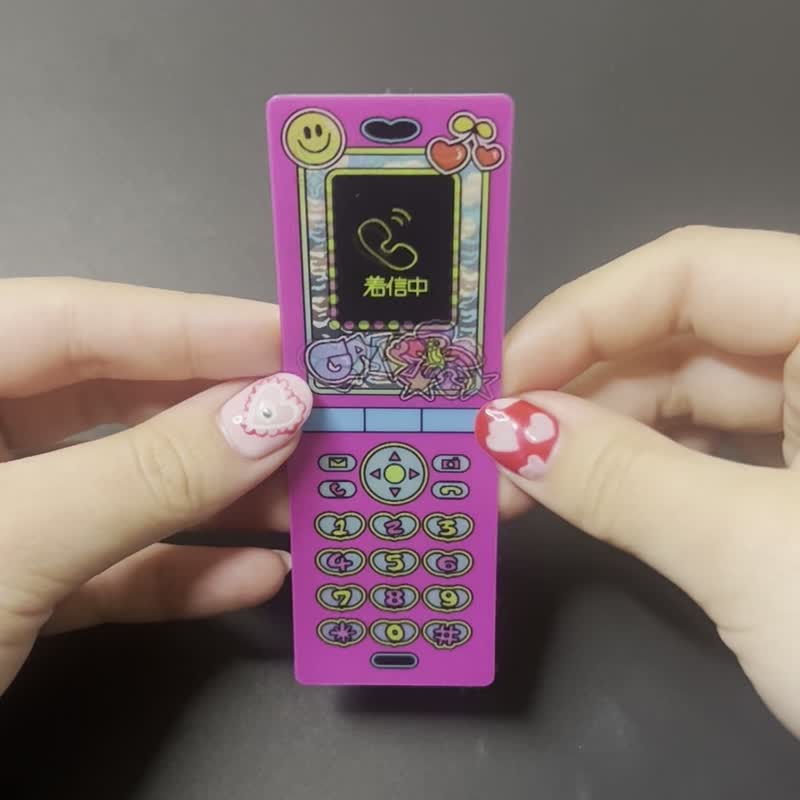 林玲奈联名款贴纸 GAL风手机壳 - 贴纸 - 塑料 粉红色