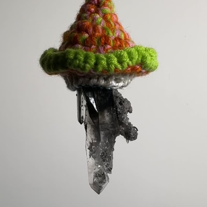 金口河石墨水晶/编织手工项链 - 项链 - 棉．麻 
