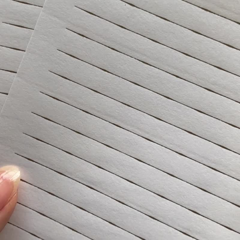 迷你信笺组 / 附钢笔 -Everyday- 烫金印刷 - 信封/信纸 - 纸 白色