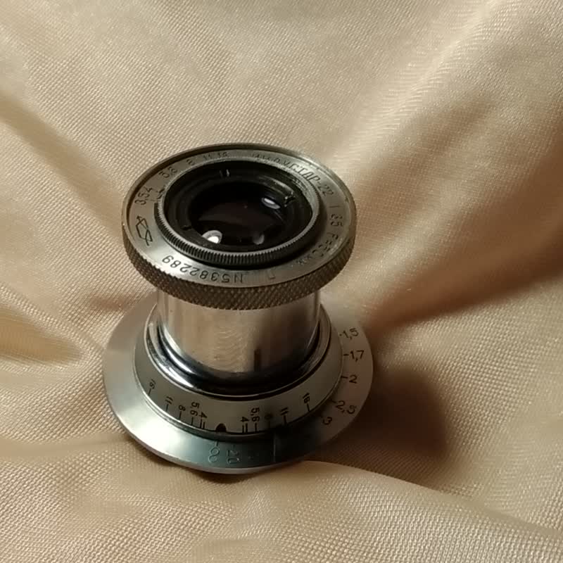 适用于 Leica Zorki 相机的 Iindustar-22 3.5/50mm 镜头 - 相机 - 玻璃 银色