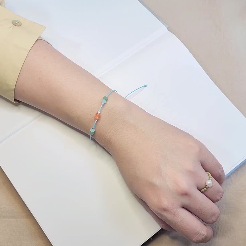 MhunaeTwelve - The Daily Bracelet 245 泰国占星术项目 - 手链/手环 - 宝石 多色