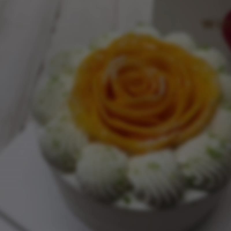 芒果鲜奶油蛋糕 6/8寸  (父亲节蛋糕 / 生日蛋糕 / 可宅配 ) - 蛋糕/甜点 - 其他材质 