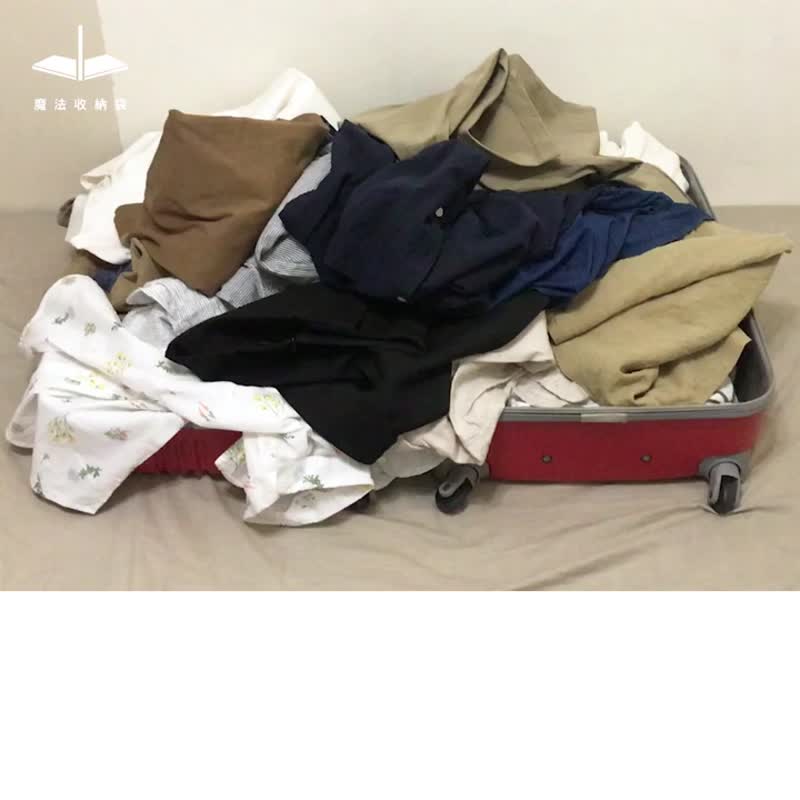 【可装33件衣物】魔法收纳袋-旅行压缩袋 组合-2M+1L - 收纳用品 - 其他材质 蓝色