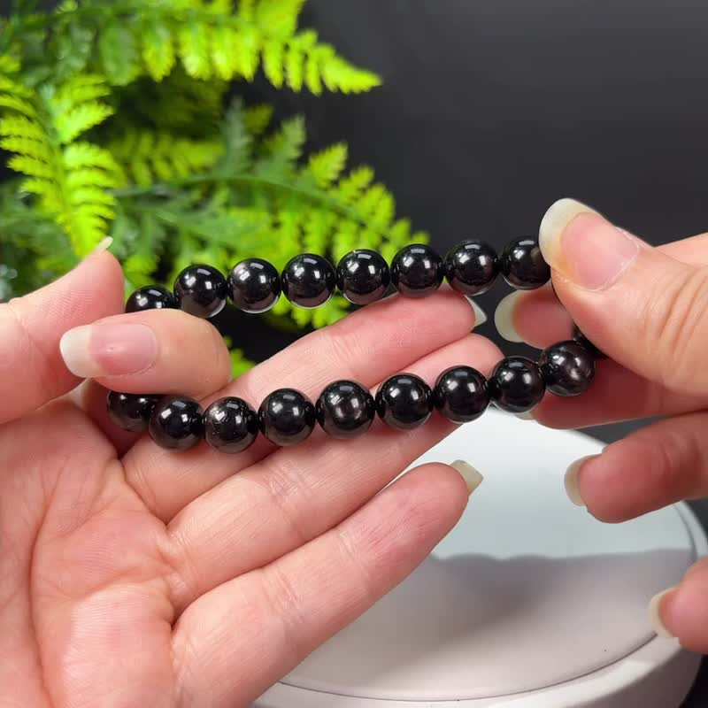 高品质埃及金运石单圈手串 10mm 颗颗带眼 闪耀灵动 男款女款手链 - 手链/手环 - 半宝石 