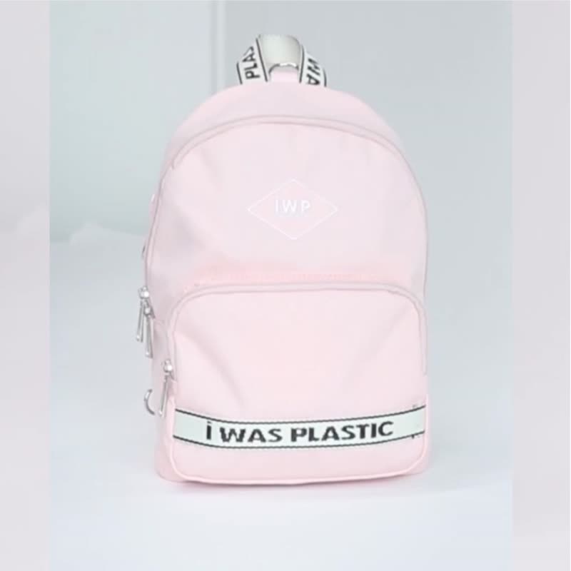 【IWP】Mini Backpack 3WAY 韩国轻量迷你走走包-薄荷绿 礼物 - 后背包/双肩包 - 环保材料 绿色