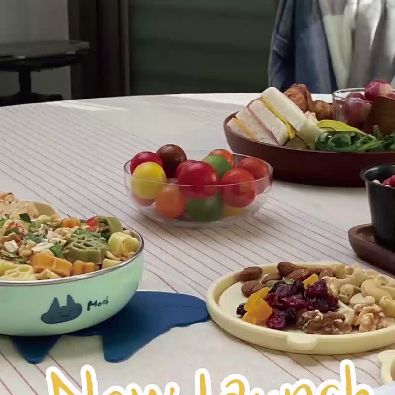 抗菌可微波Essten水晶小粥碗 三色碗 儿童餐具∣Moek X Jesper - 儿童餐具/餐盘 - 不锈钢 银色