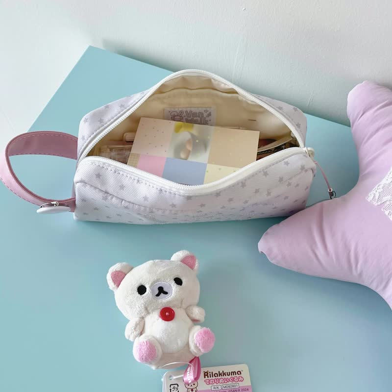 出走Vanwalk 台湾官方-Happy Band系列-闪烁乐星简约笔袋 - 铅笔盒/笔袋 - 其他人造纤维 多色