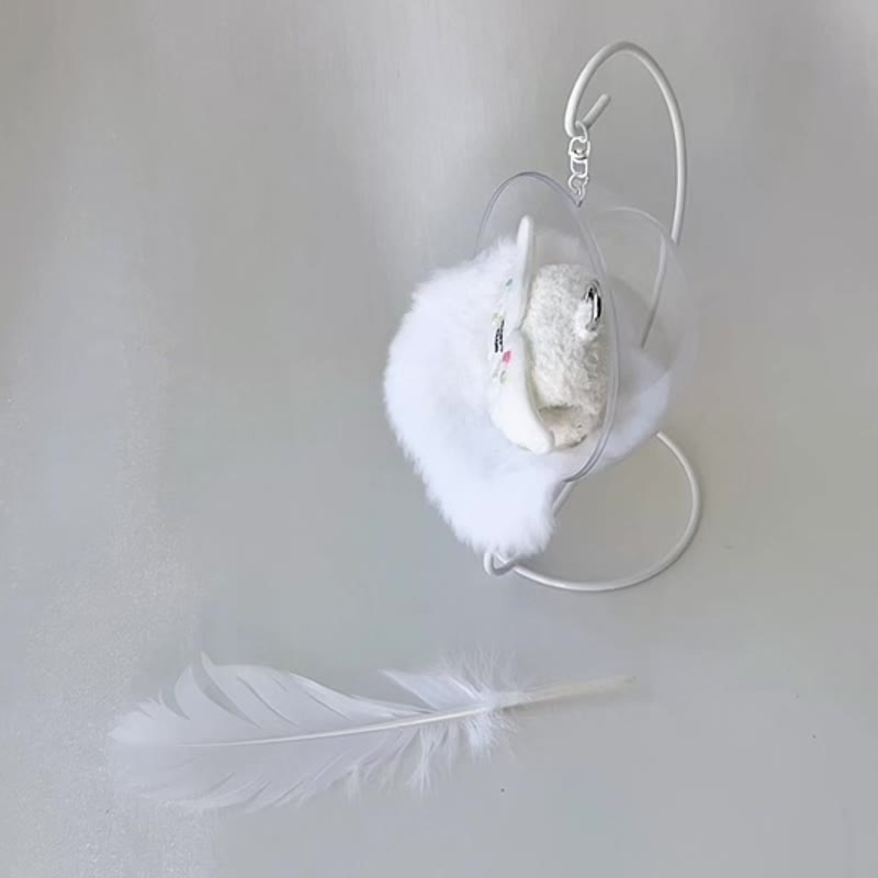 'An Angel by Your Side' AirPods 3&Pro 保护套 (WHITE_GIANT BALL) - 耳机收纳 - 绣线 白色