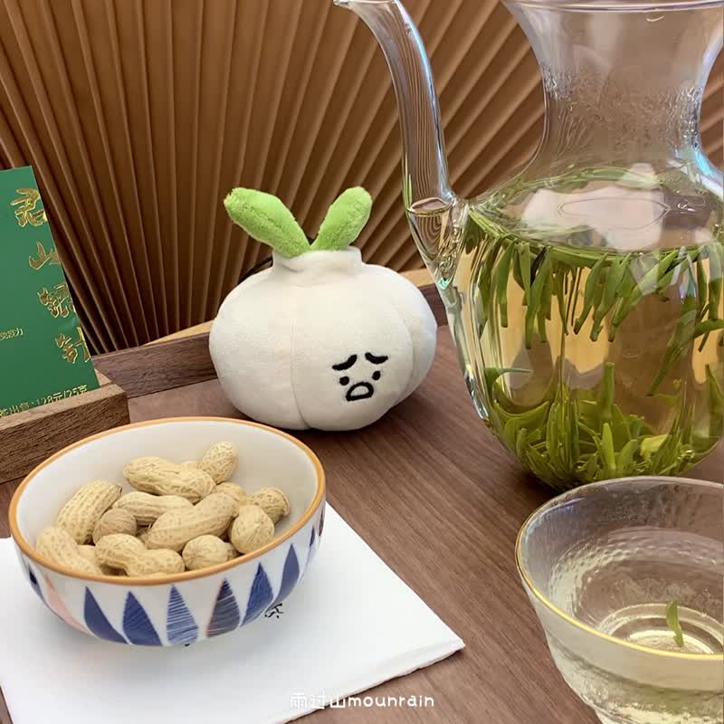 蒜了吧 雨过山原创蒜头毛绒挂件可爱大蒜钥匙扣搞怪背包挂饰玩偶 - 其他 - 其他材质 