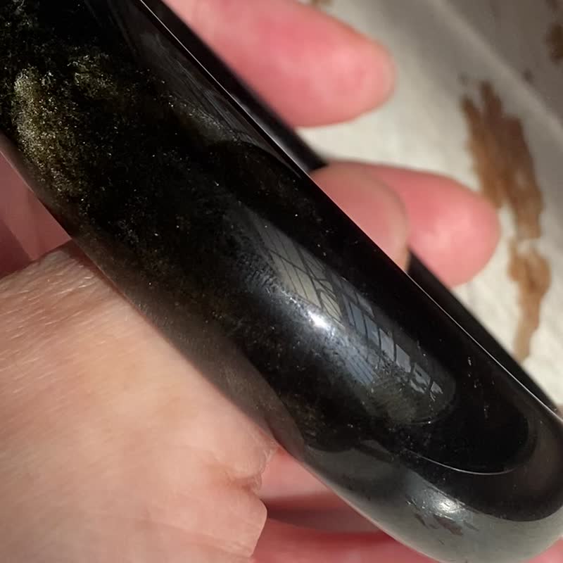 猫眼金曜石手镯59 - 手链/手环 - 水晶 黑色