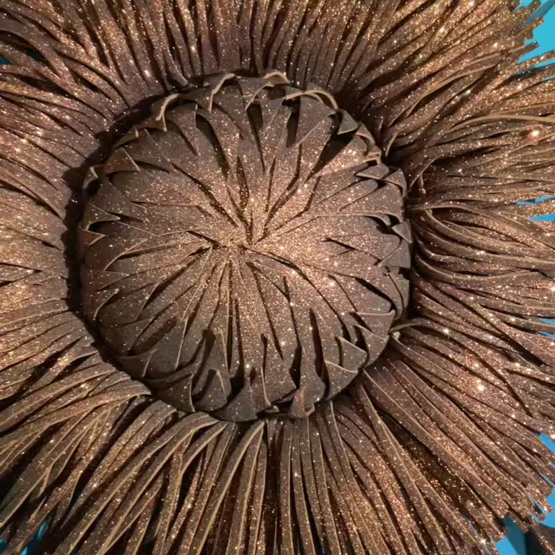 巨大的蓝色花。婚礼背景。花墙。大蓝色海葵。展示柜 - 其他 - 其他材质 