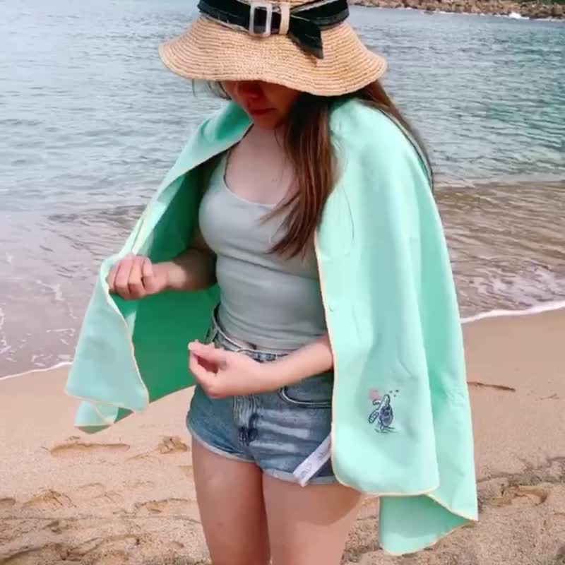 万用快干巾/浴巾/海滩巾/毛巾-海洋系列 极地企鹅 - 运动配件 - 聚酯纤维 多色