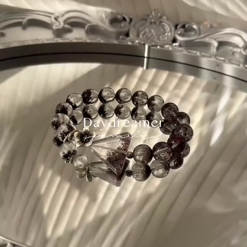 高品净体红幽灵S925纯银设计款手链 - 手链/手环 - 水晶 红色