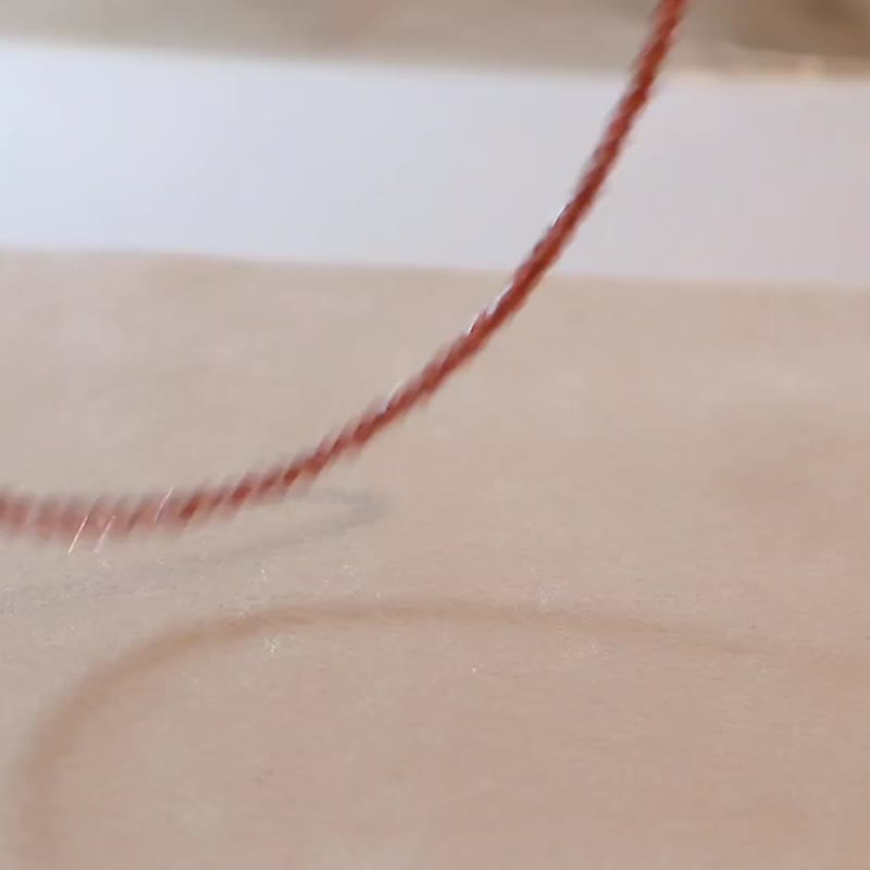 石榴石 一月诞生石925 SILVER 切面石榴石2.5mm- 细致颈圈项链 - 项链 - 半宝石 红色