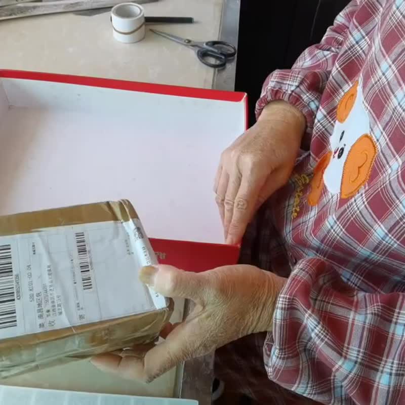 原创设计婴儿定制胎毛笔免费刻字胎发笔制作宝宝纪念珍藏品礼盒装 - 满月礼盒 - 木头 咖啡色