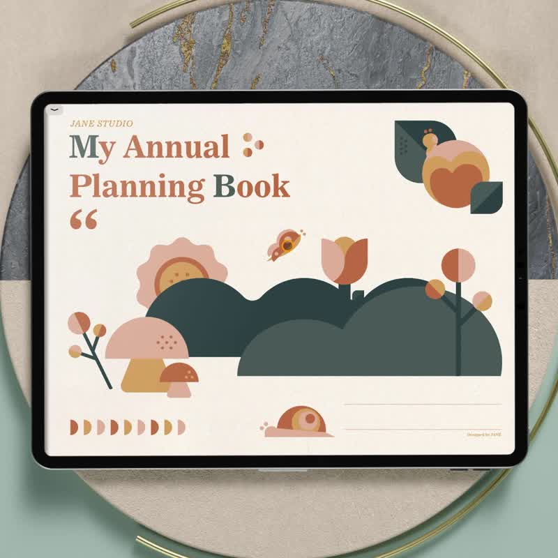 浅色款 无时效 日程本模板/2026电子手帐/每日跳转/Goodnotes模板 - 电子手帐及素材 - 其他材质 