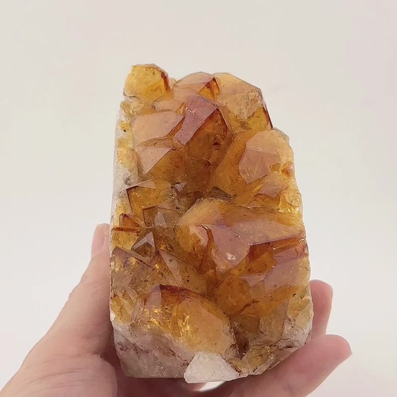 聚财小金山//黄水晶镇 No.3 - 摆饰 - 水晶 