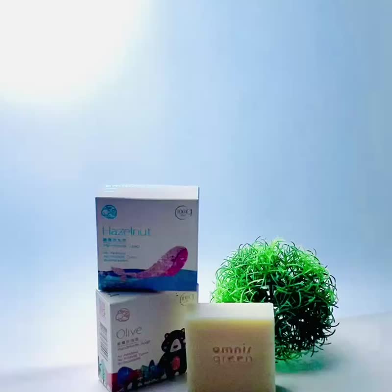 【清爽组】清爽手工沐浴皂 橄榄保湿+榛果控油 - 肥皂/手工皂 - 其他材质 
