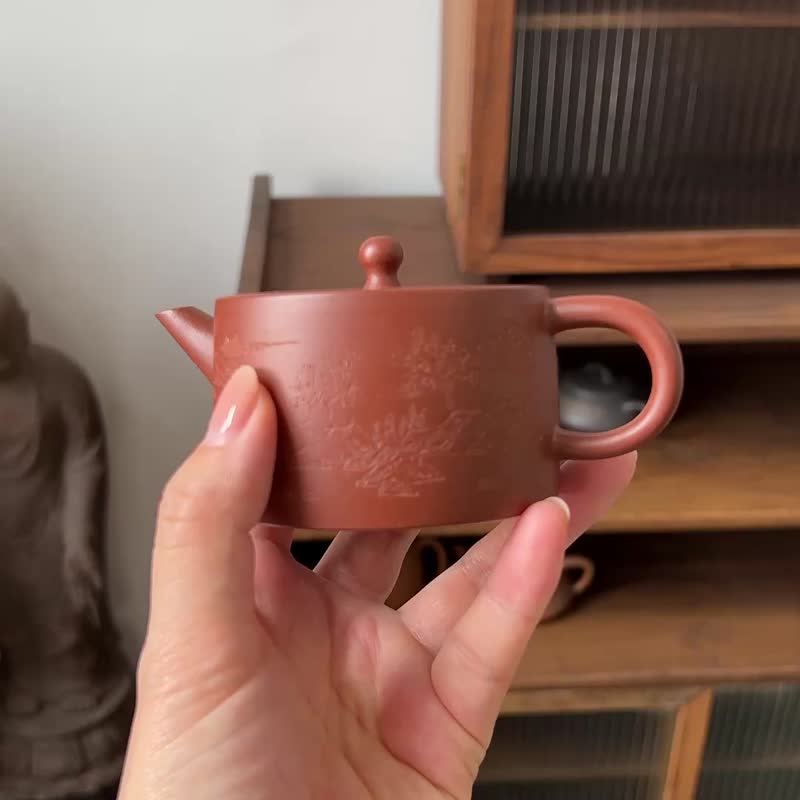 镜山 全手工 180cc 原矿极品底槽清 正宗润泽 器型正宗 稳重大 - 茶具/茶杯 - 陶 灰色