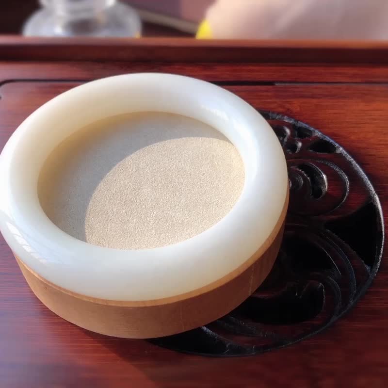 天然羊脂白玉和田玉手镯老坑一级白料子柔和细腻圈口62平安喜乐 - 手链/手环 - 玉石 