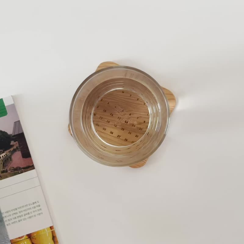 【快速出货】台湾桧木杯垫 (设计款) 48小时出货 原木杯垫 - 摆饰 - 木头 卡其色