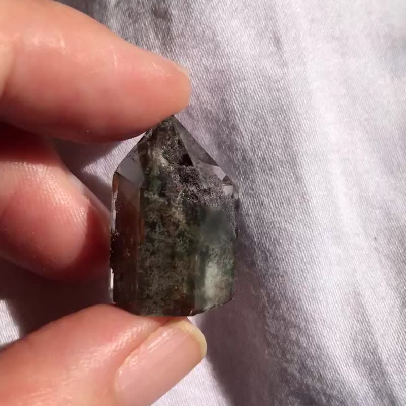 迷你 四季幽灵 粉红 黄 绿幽灵 白幽灵 红幽灵 水晶 全包随型 - 摆饰 - 水晶 多色