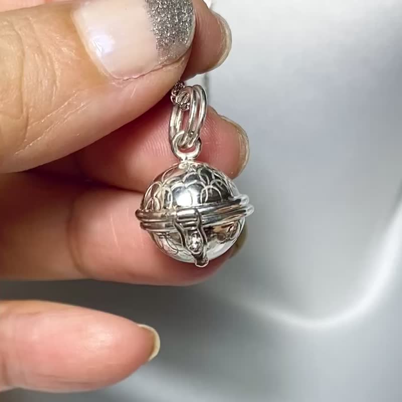 MIH 金工首饰 | 星球宝盒 planet treasure box 手工纯银项链 - 项链 - 纯银 银色