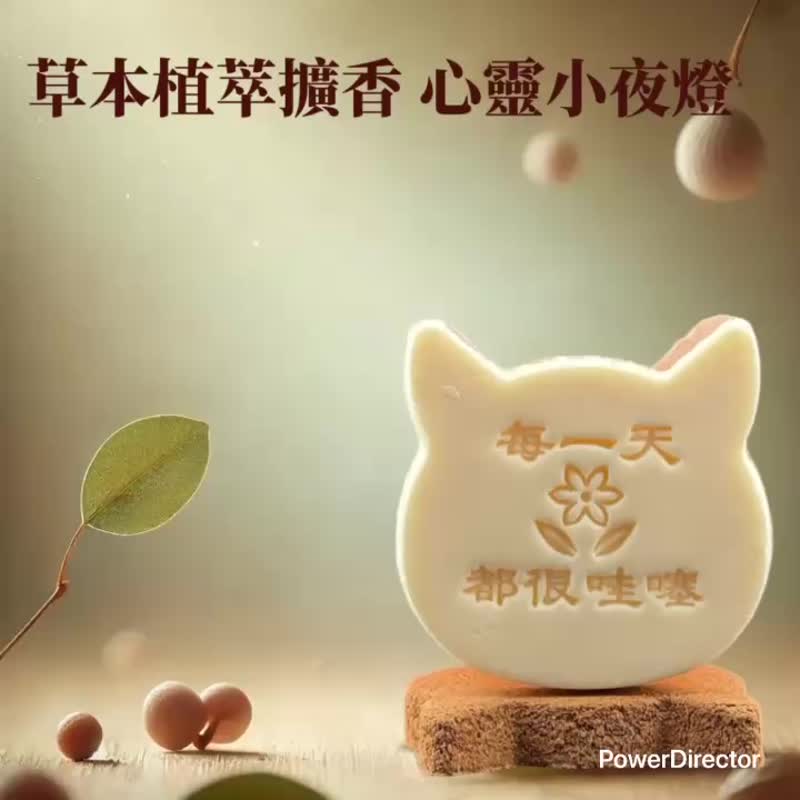 每一天都很哇塞 草本植扩香小夜灯 附赠 3ml 体验精油组 - 香薰/精油/线香 - 树脂 白色