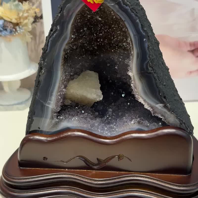 顶级乌拉圭满钛软糖紫晶洞 - 摆饰 - 水晶 