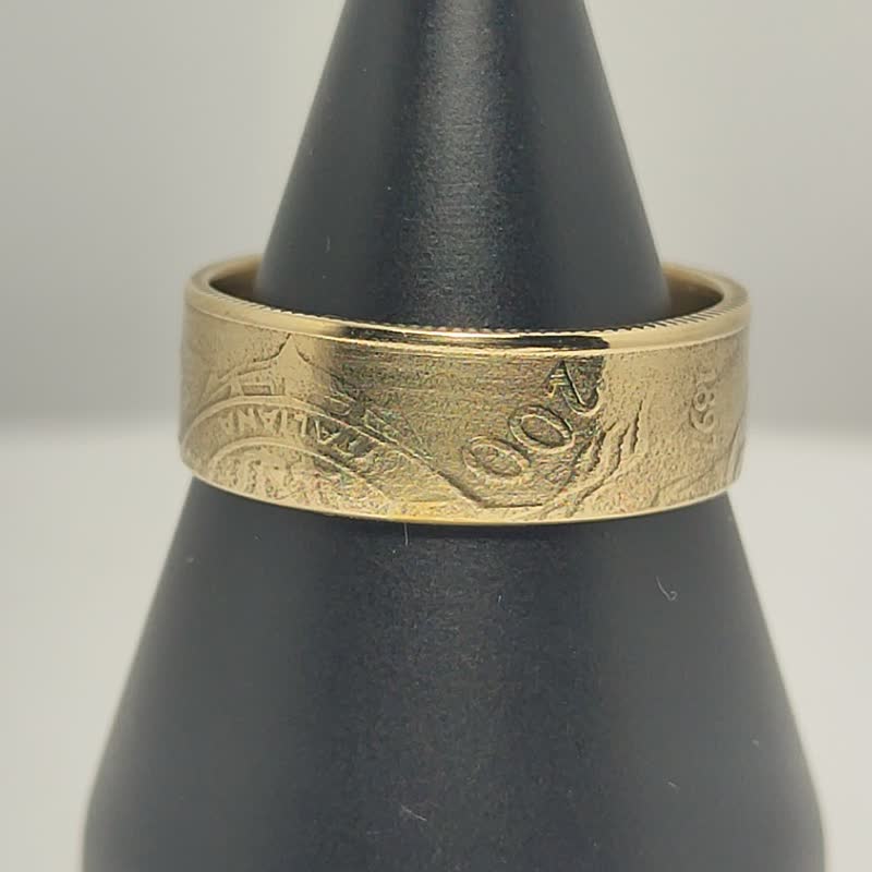 意大利钱币戒指 200 Lira 1997, 意大利戒指 黄铜, 女款意大利戒指, 意大利戒指 - 戒指 - 其他金属 