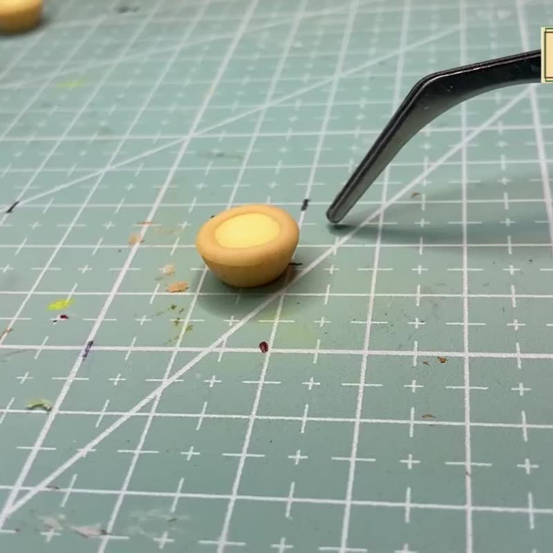 微缩港式包饼饰物材料包含教学影片 - 其他 - 粘土 